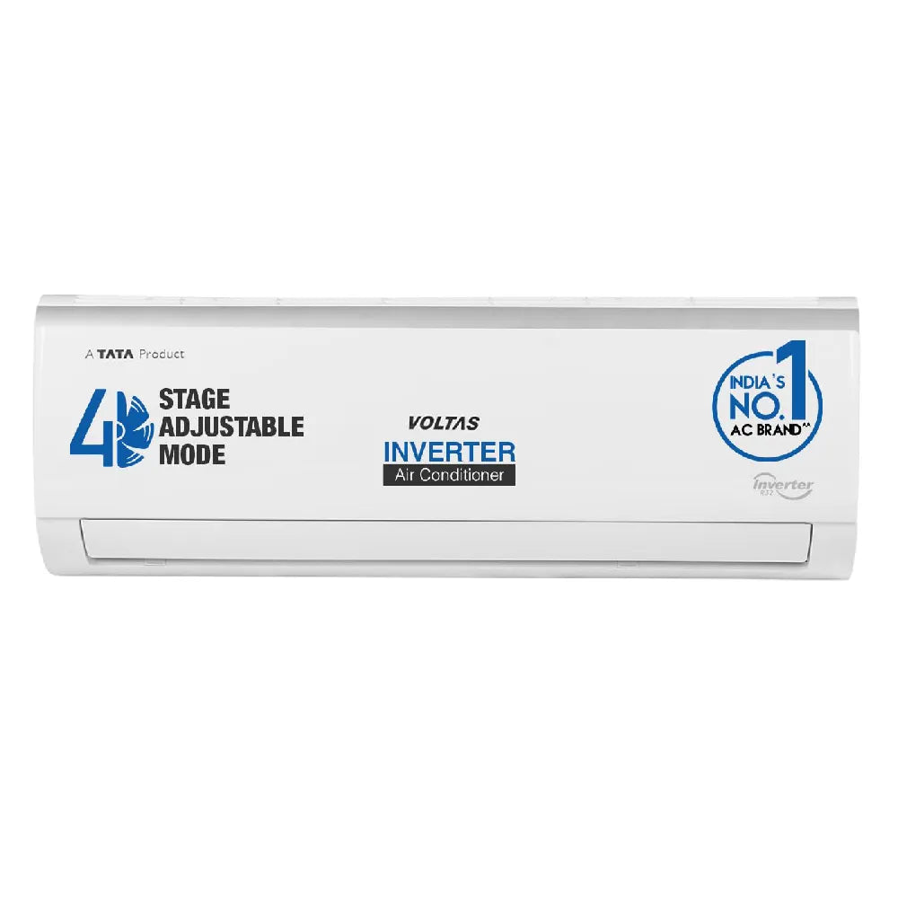 Voltas 1.5 Ton 5 Star Inverter Split AC | 100% Copper | 4 in 1 Adjustable Cooling | Anti Dust Filter | Super Silent Operation (185V Vectra Elite, White)