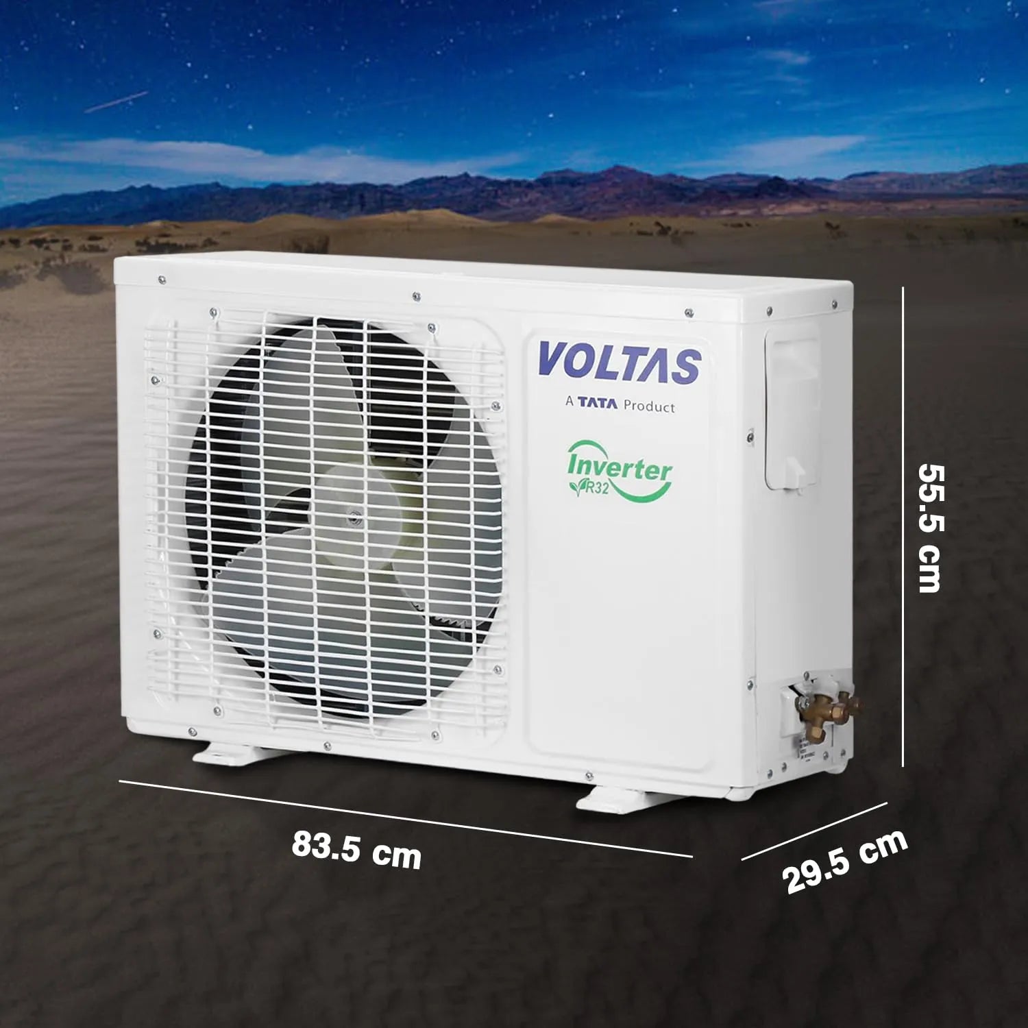 Voltas 1.5 Ton 5 Star Inverter Split AC | 100% Copper | 4 in 1 Adjustable Cooling | Anti Dust Filter | Super Silent Operation (185V Vectra Elite, White)