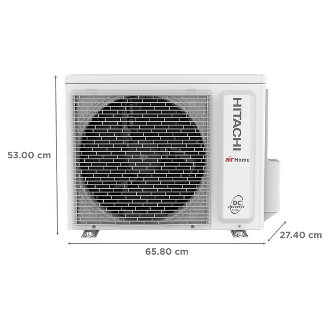 Hitachi Toushi Plus 3200XL 1 Ton 3 Star Copper Condenser Inverter Split AC, RASE312PCBIB