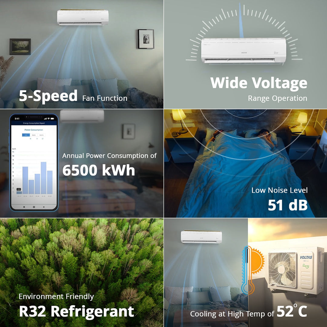 Voltas Fixed Speed Split AC, 2 Ton, 3 star - 243 Vectra Plus