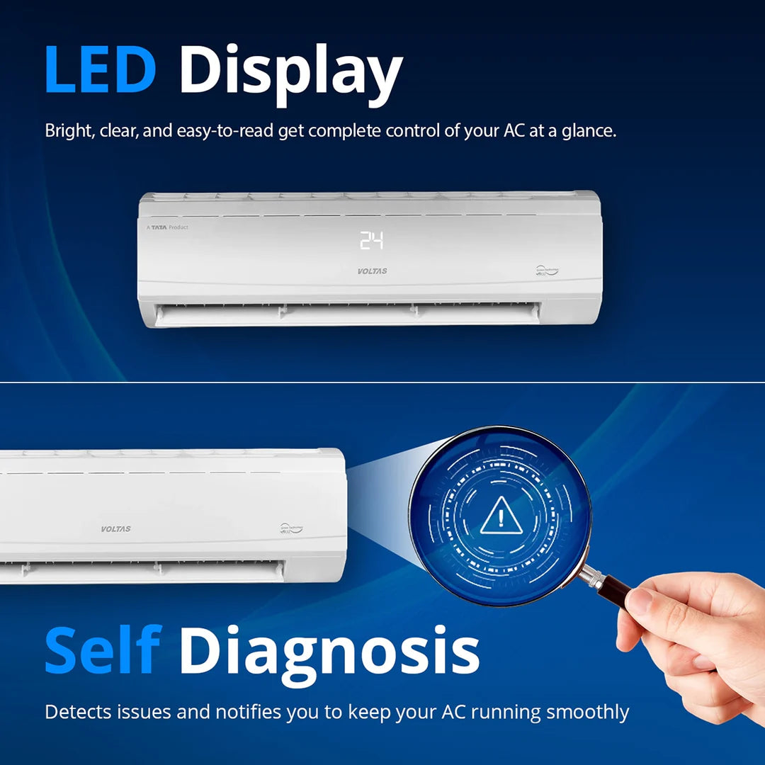 Voltas Heavy Duty Inverter Split AC, 2 Ton, 3 star - 243V Venus Plus