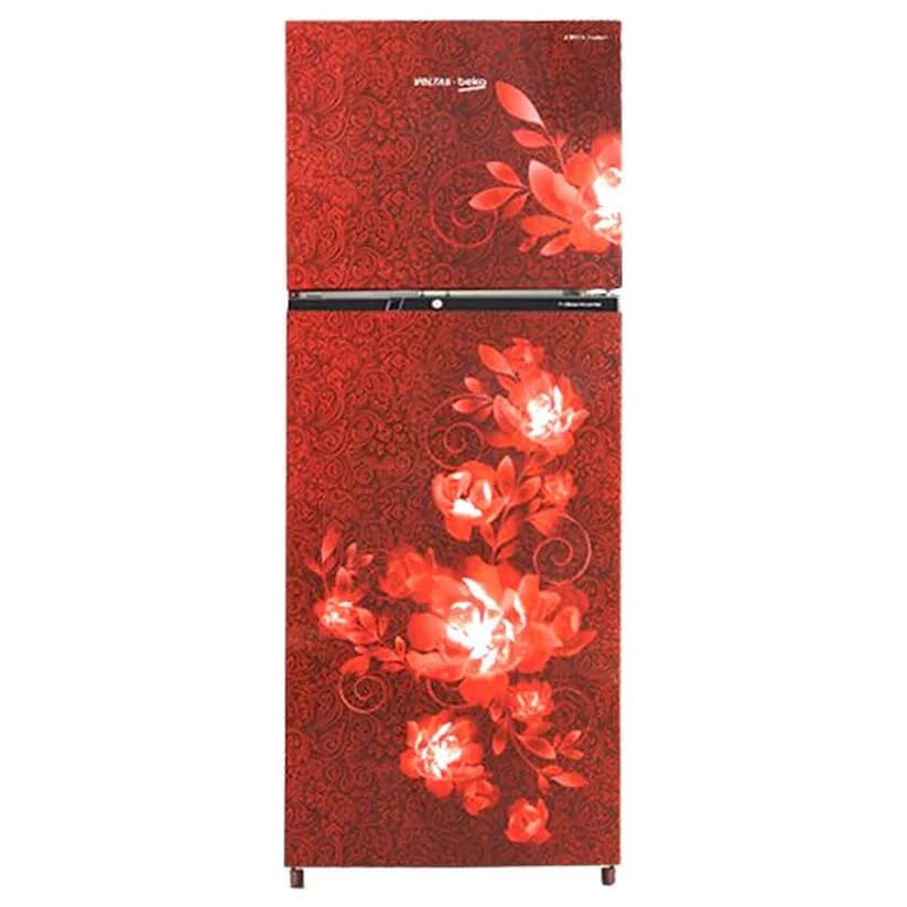 Voltas Beko RFF295D/W0CWR0I0000GD 250L 2 Star Frost Free Double Door Refrigerator Celin Wine