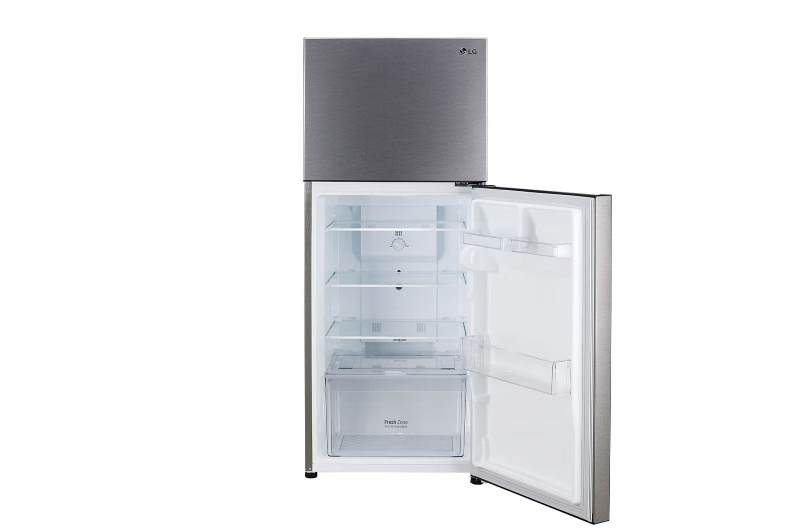 LG 242L, 2 Star, Smart Inverter Compressor, Dazzle Steel Finish, Frost-Free Double Door Refrigerator