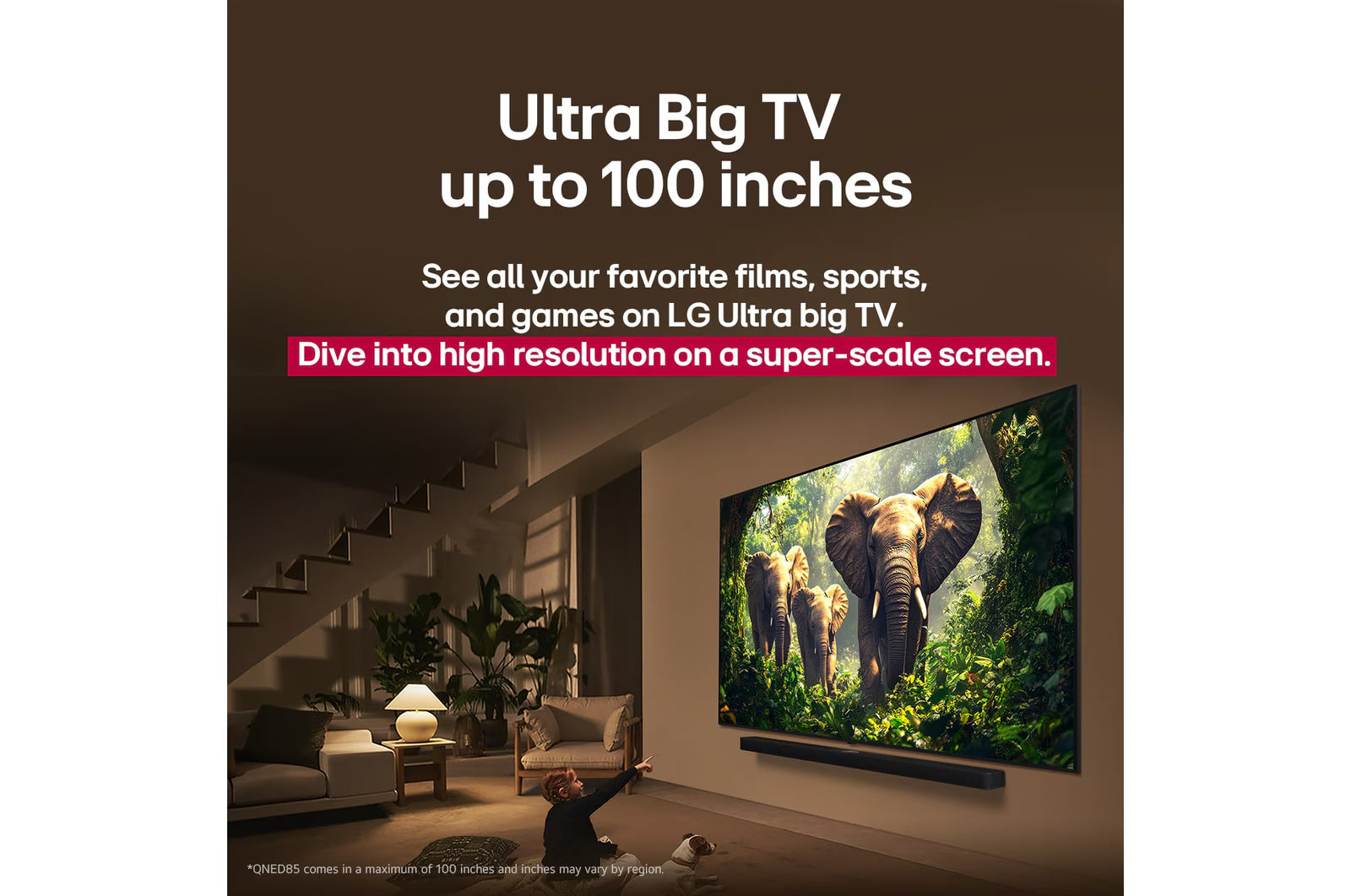 LG 189cm (75) 4K QNED 8GA MiniLED Smart TV with α8 AI Processor 4K Gen2, FILMMAKER MODE ™, AI Picture Pro with Dolby Vision & Atmos 2025